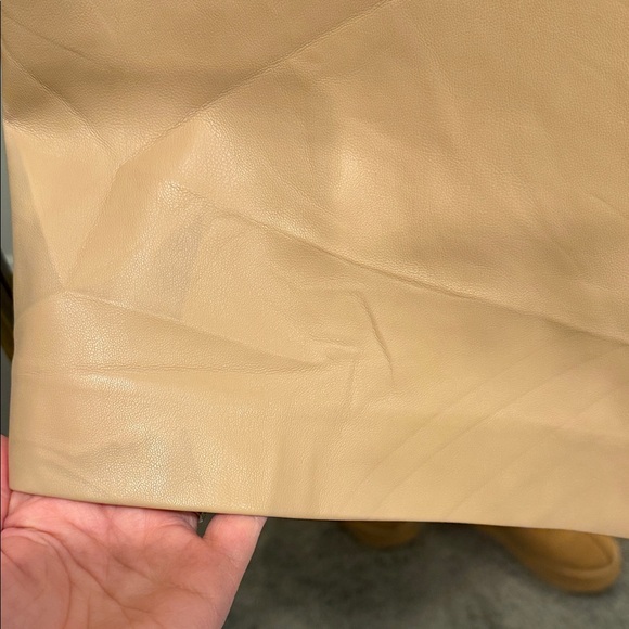 Hyacinth House taupe Midi Pencil Skirt with Front Slit Small (Flawed Gem) - Picture 4 of 9